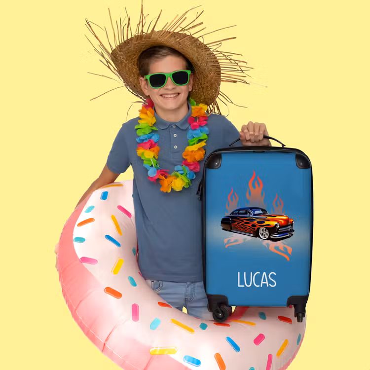 Valise - Voiture de Course Flamboyante — 2