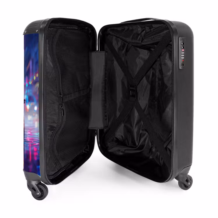Valise - Voiture de nuit néon — 4