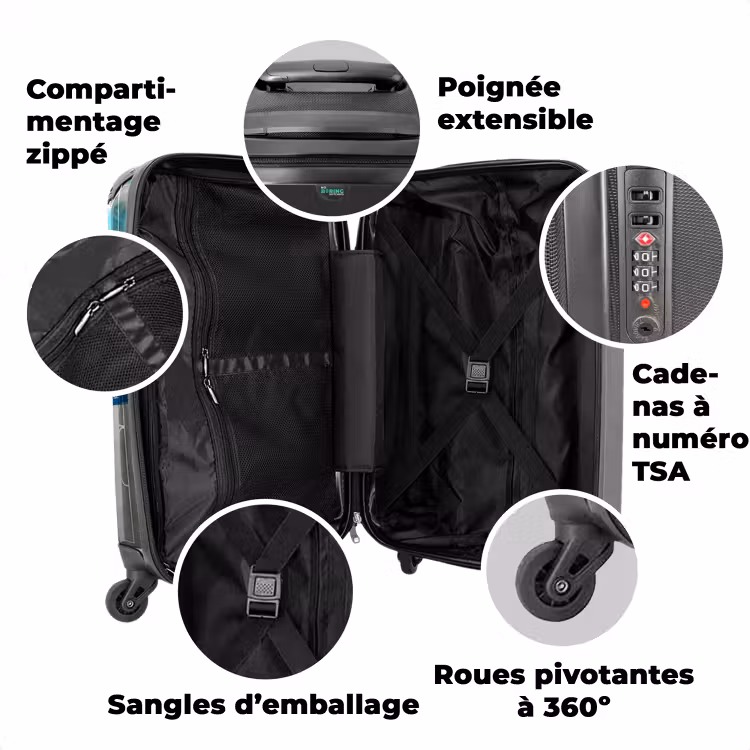 Valise - Voiture de vitesse sirène — 3