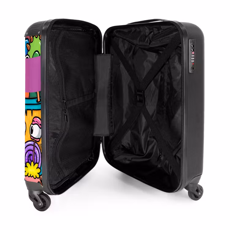 Valise avec nom - Yeux inquiétants — 4