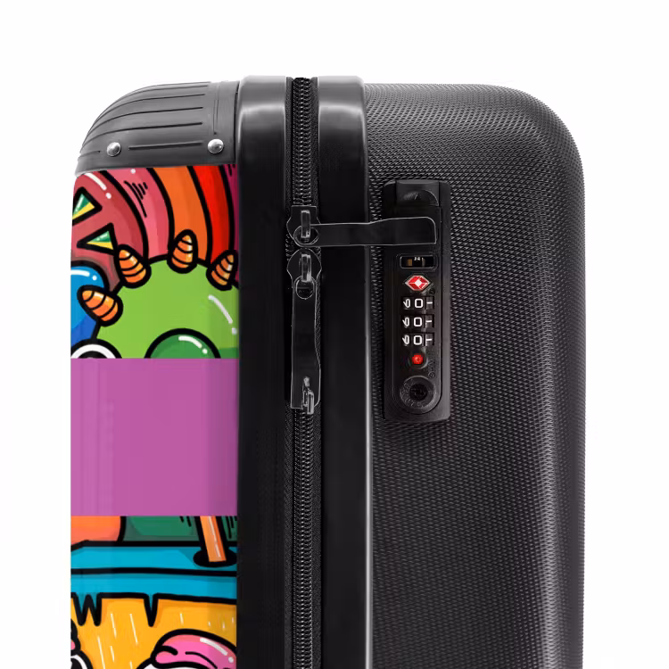 Valise avec nom - Yeux inquiétants — 5