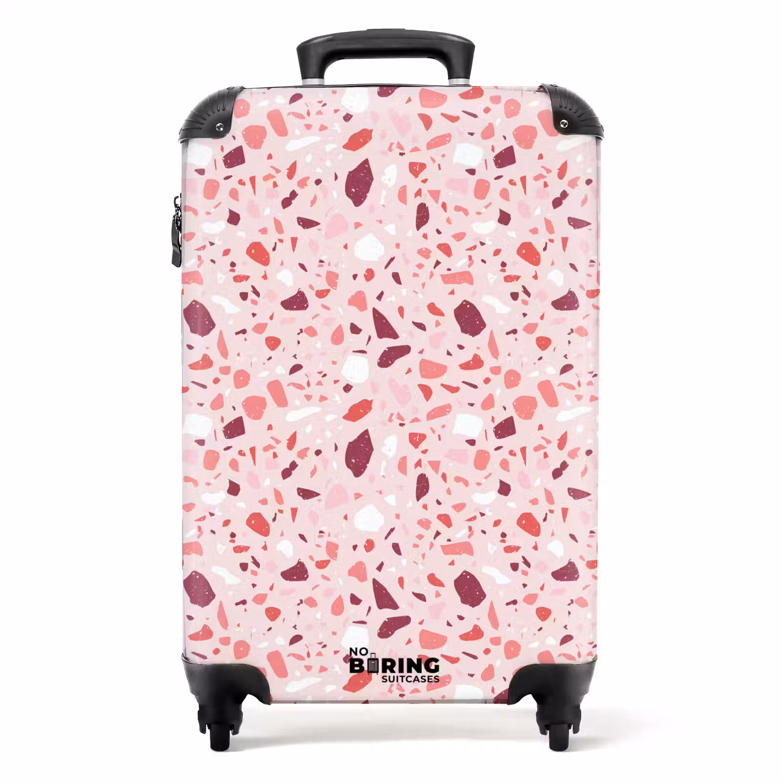 Valise - Motif Terrazzo rose — 1