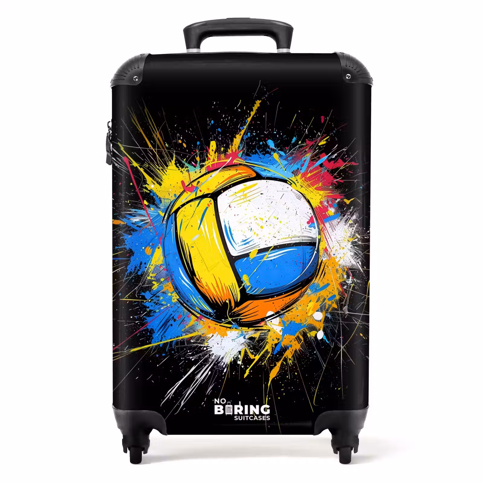 Valise - Volley-ball avec graffitis — 1
