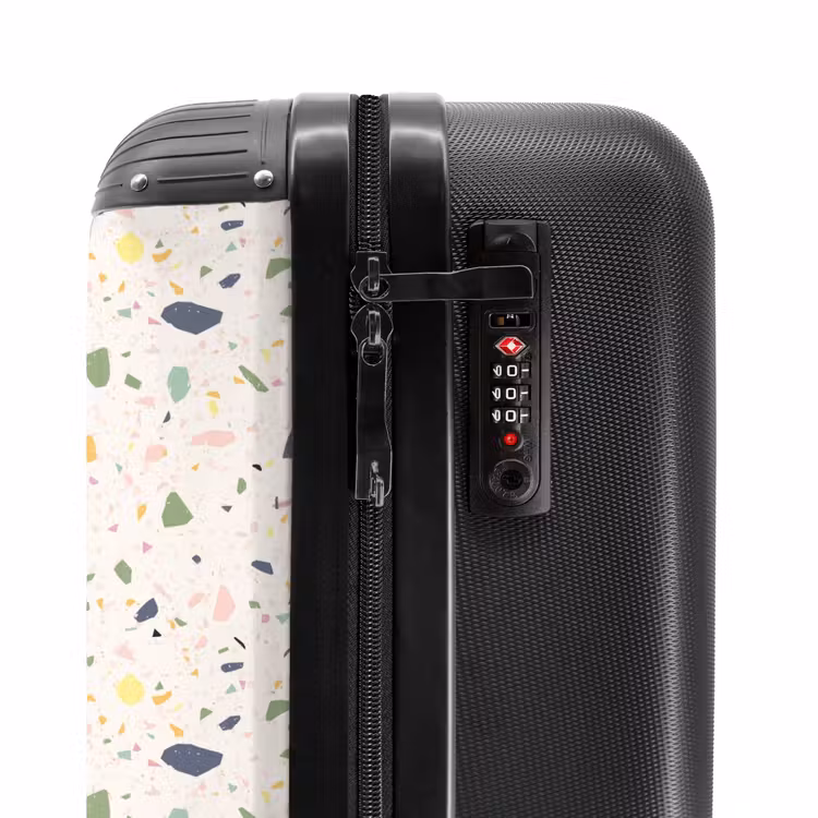 Valise - Motif Terrazzo confettis multicolores — 5