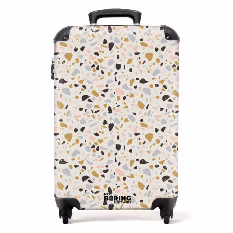 Valise - Motif Terrazzo multicolore — 1