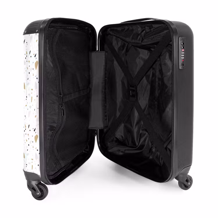 Valise - Motif Terrazzo neutre — 4