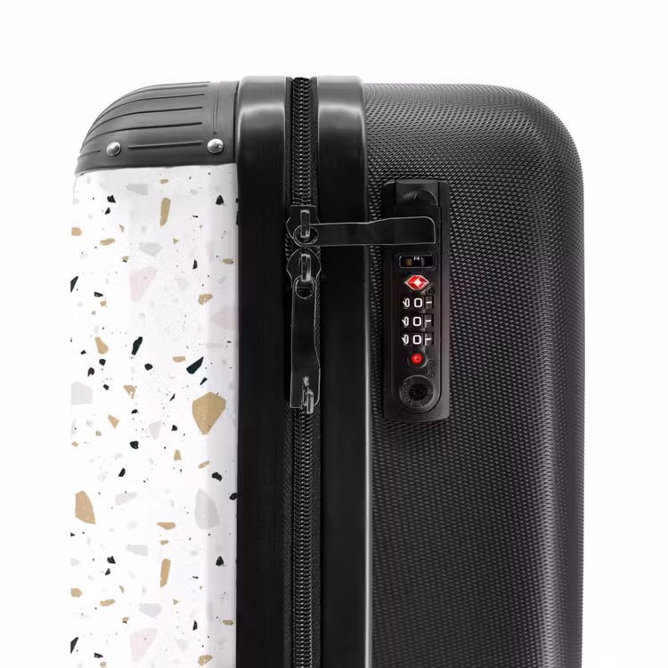 Valise - Motif Terrazzo neutre — 5