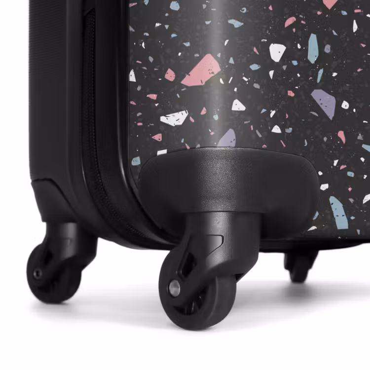 Valise - Motif terrazzo noir et pastel — 6