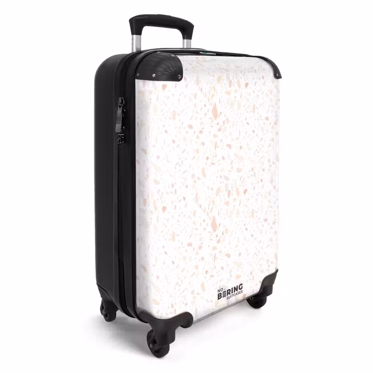 Valise - Motif Terrazzo pêche — 2