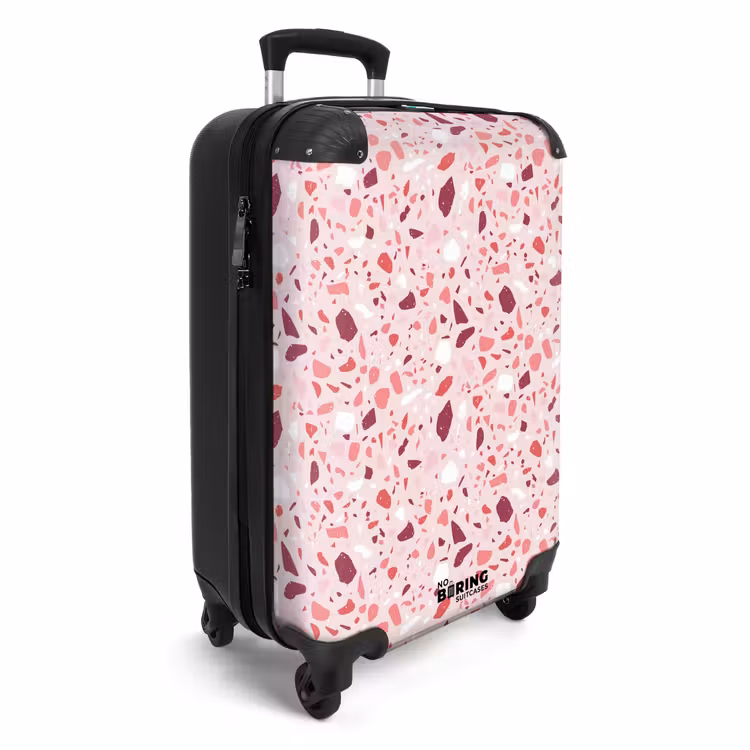 Valise - Motif Terrazzo rose — 2