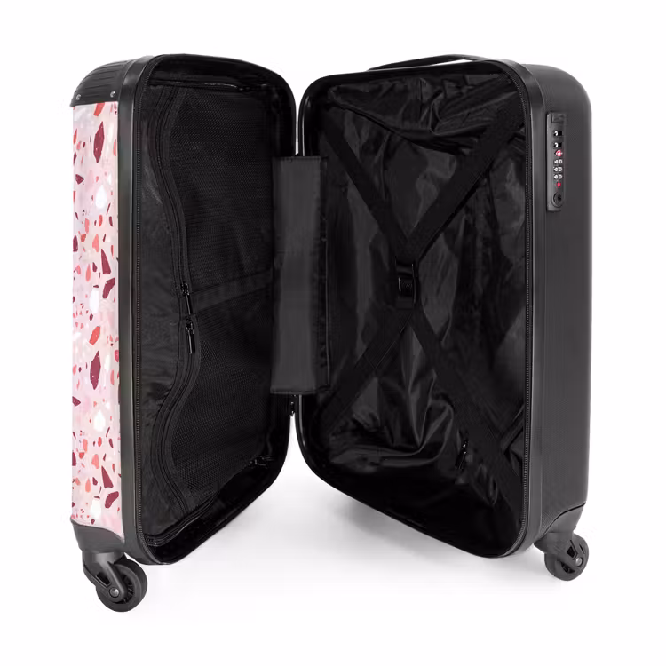 Valise - Motif Terrazzo rose — 4