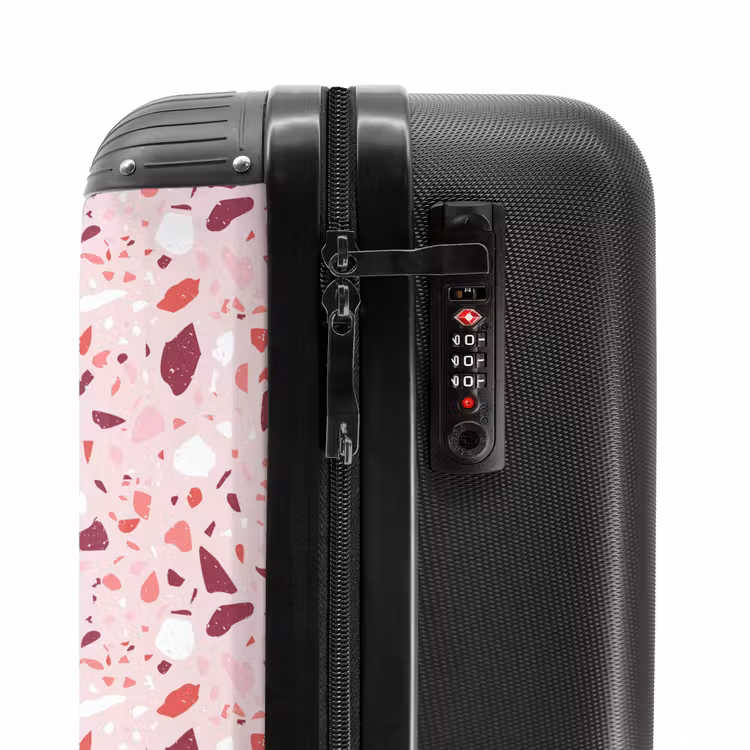 Valise - Motif Terrazzo rose — 5