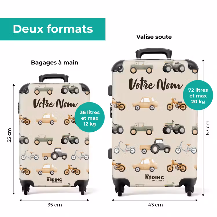 Valise avec nom -Véhicule Valise — 7