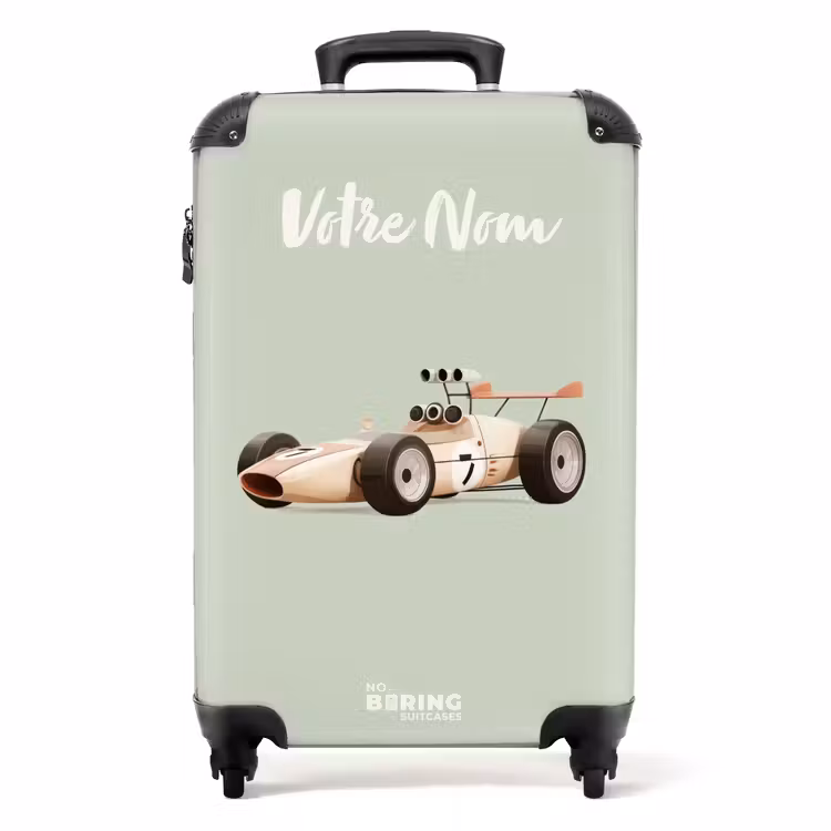 Valise avec nom -Voiture de Course — 1