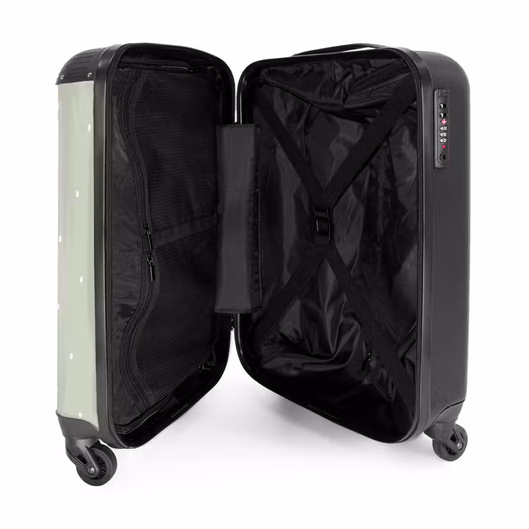 Valise avec nom -Voiture de Course à Pois — 2