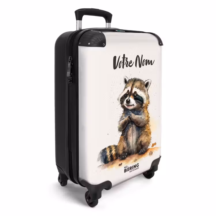 Valise avec nom - Walter le raton laveur — 2