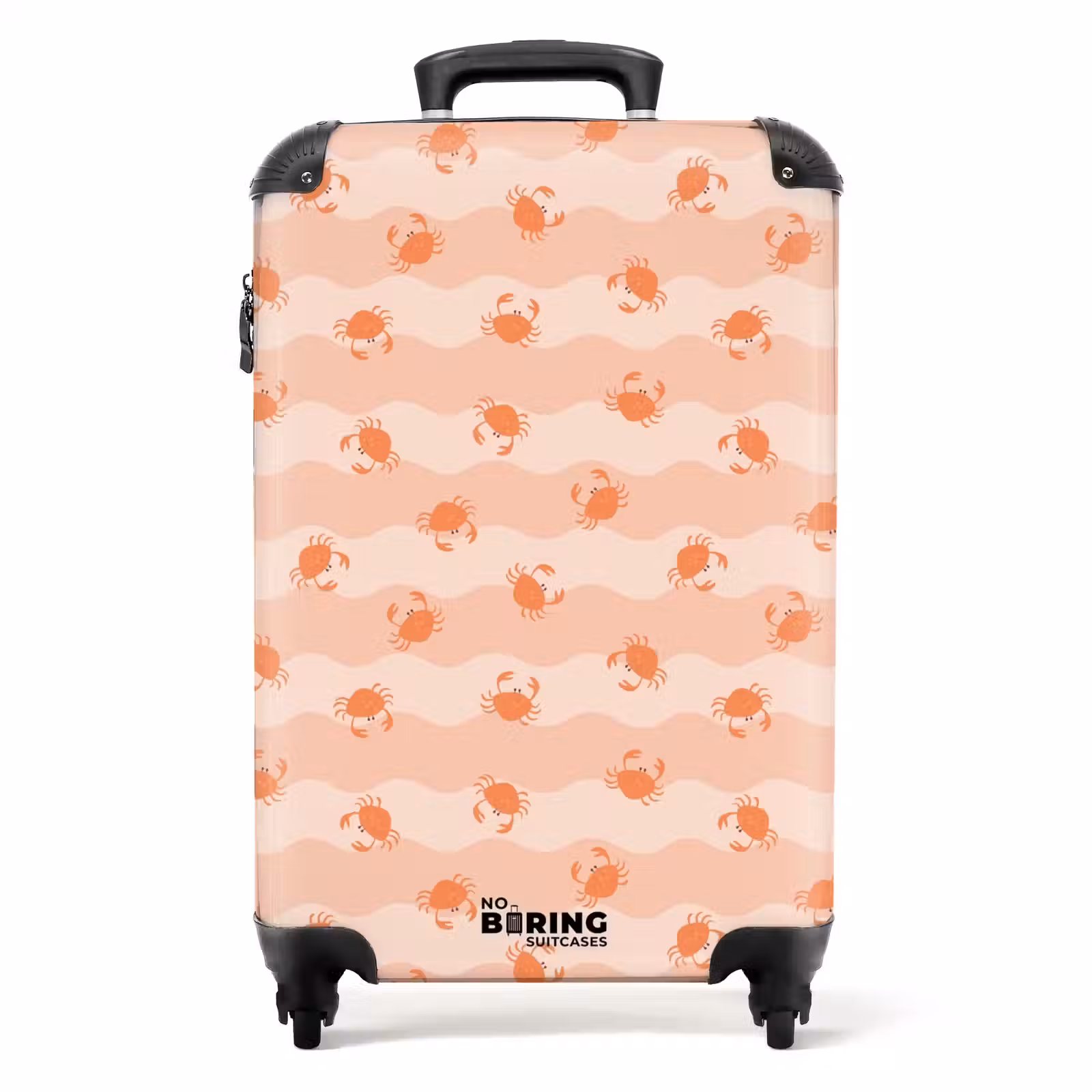 Valise - Motif de crabe rose orange — 1