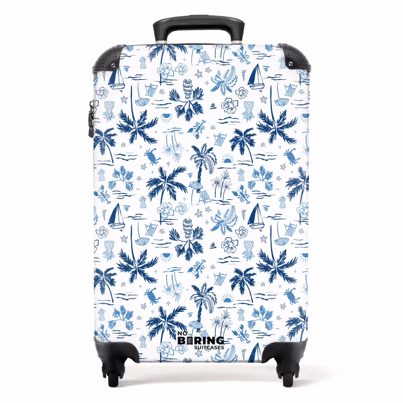 Valise - Vakantie patroon blauw — 1