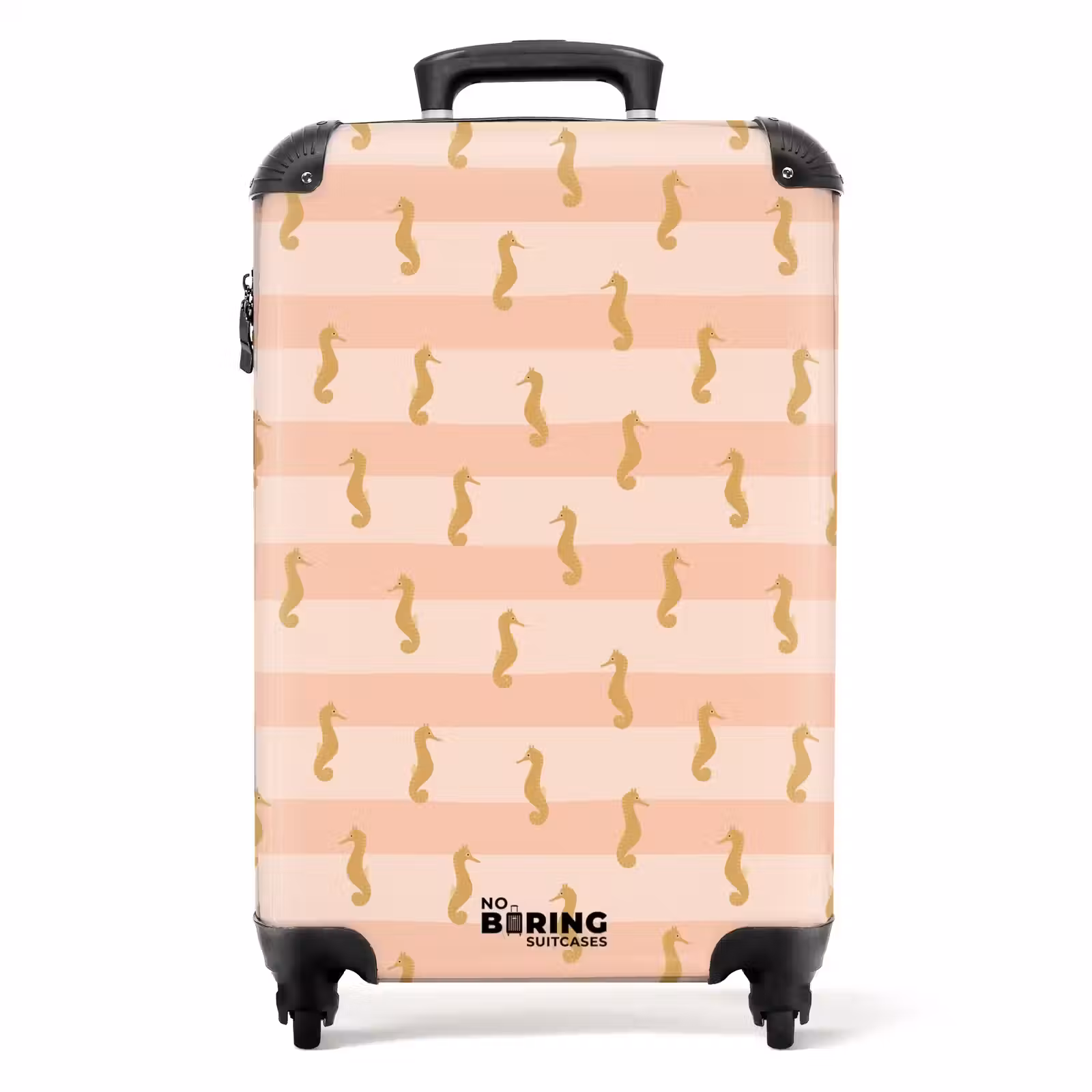 Valise - Motif hippocampe rose — 1