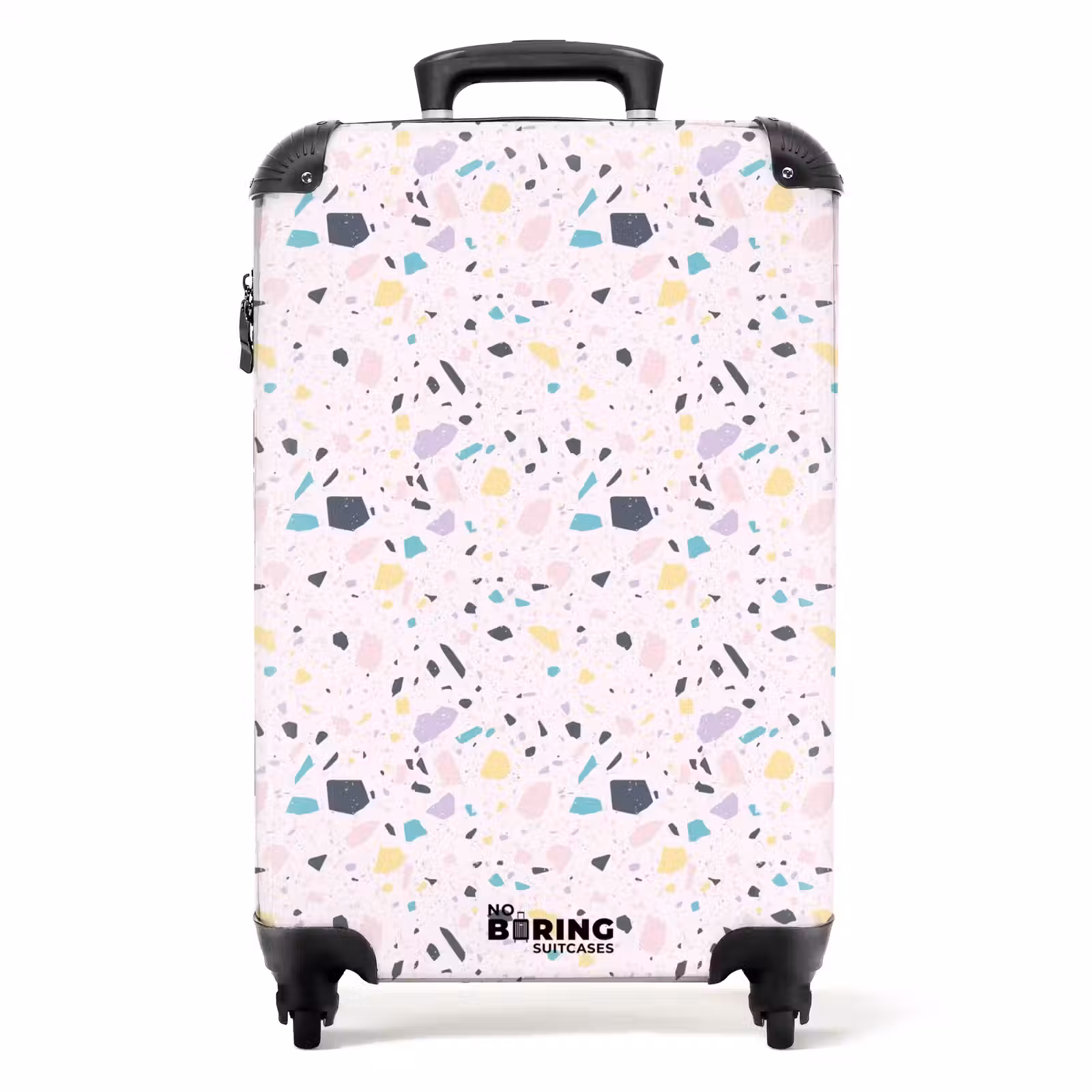 Valise - Motif Terrazzo rose confetti — 1