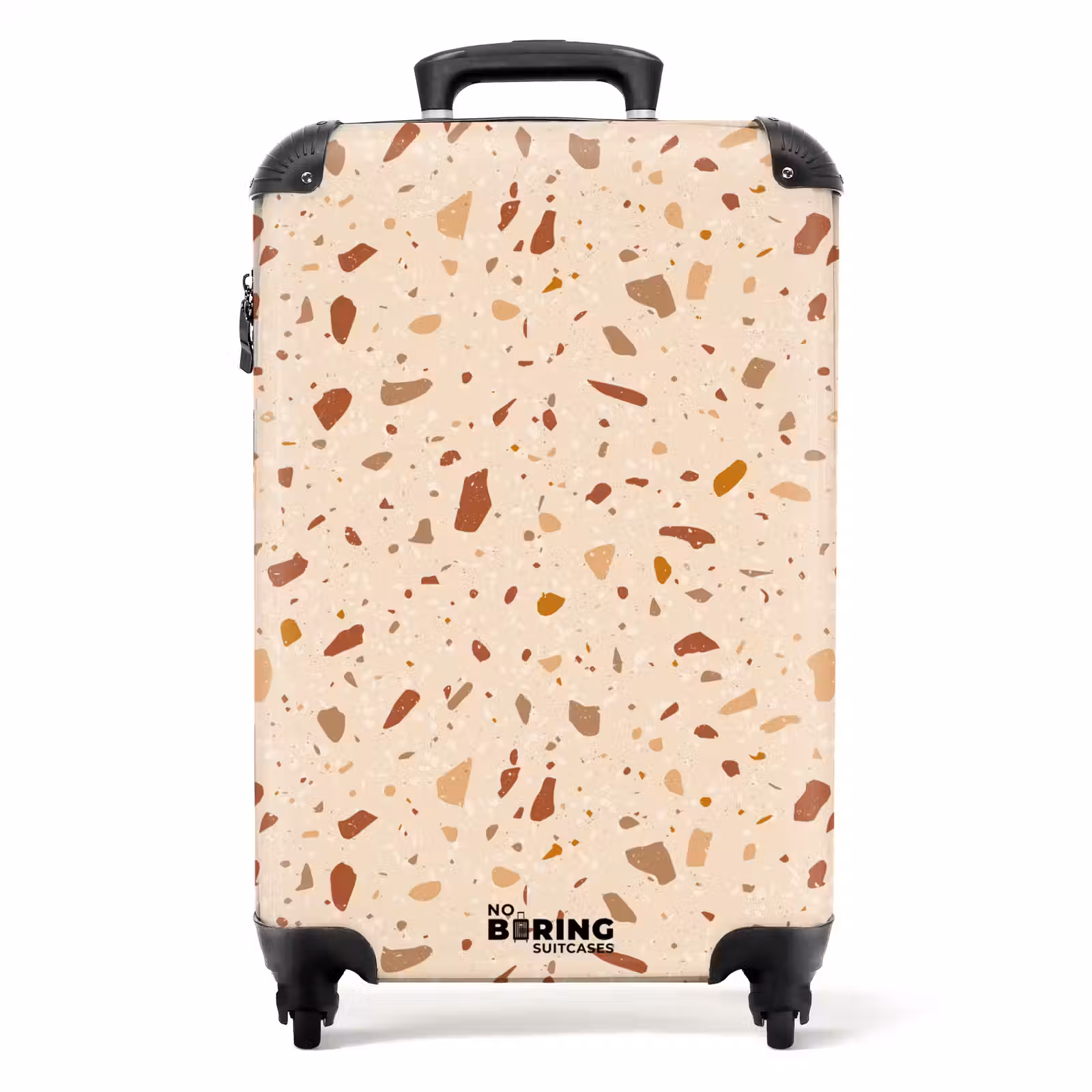 Valise - Motif terrazzo terra multicolore — 1