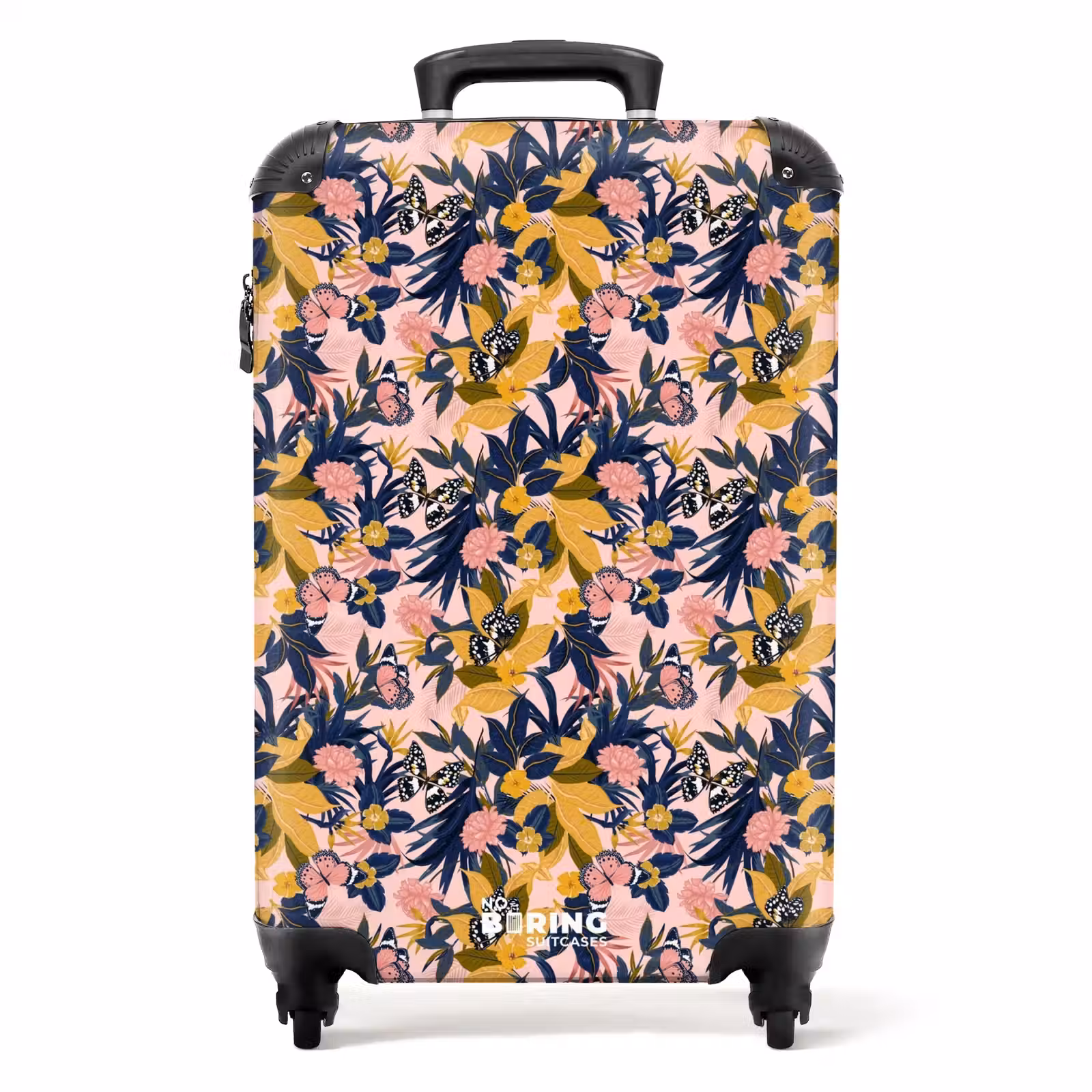 Valise - Papillon tropical bleu jaune — 1