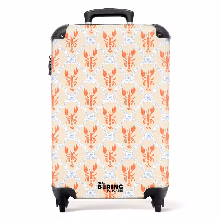Valise - Kreeft illustratie oranje — 1