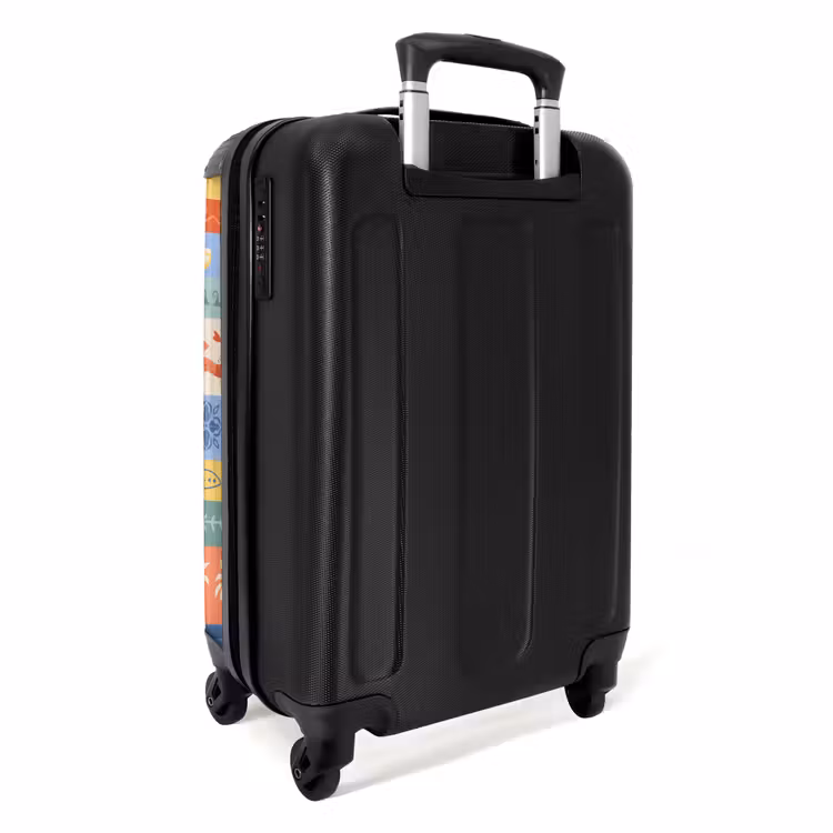 Valise - Gestreepte illustraties kleurrijk — 3