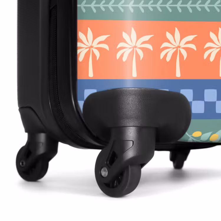 Valise - Gestreepte illustraties kleurrijk — 6