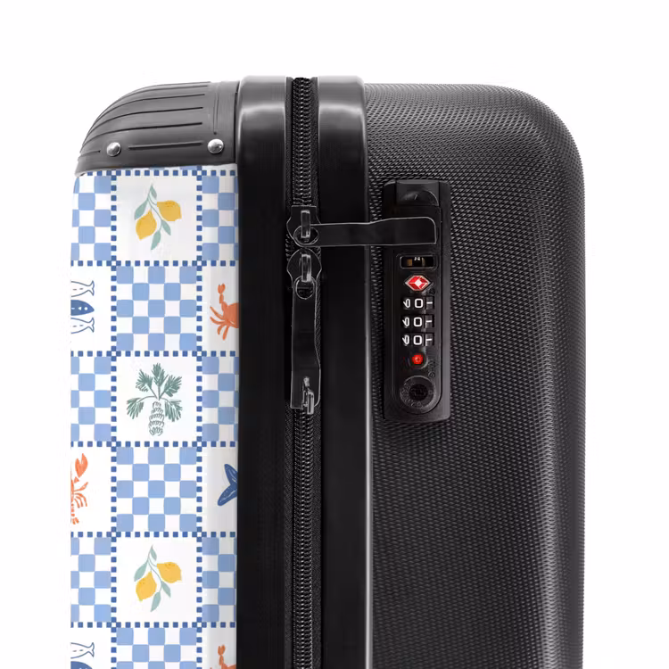 Valise - Vierkant zomer print blauw — 5