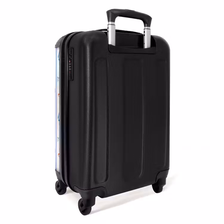 Valise - Gestreepte vakantie print kleurrijk — 3