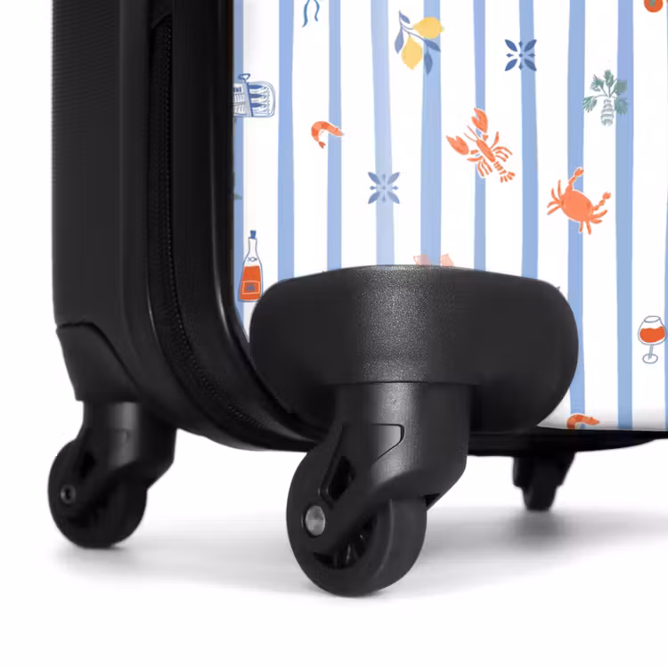 Valise - Gestreepte vakantie print kleurrijk — 6