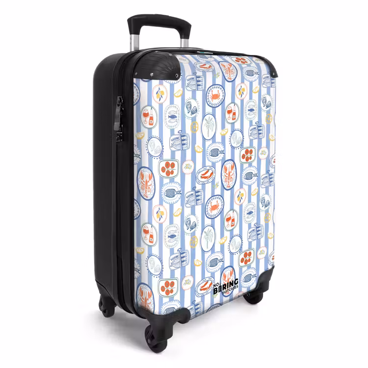 Valise - Gestreepte zomer print kleurrijk — 2