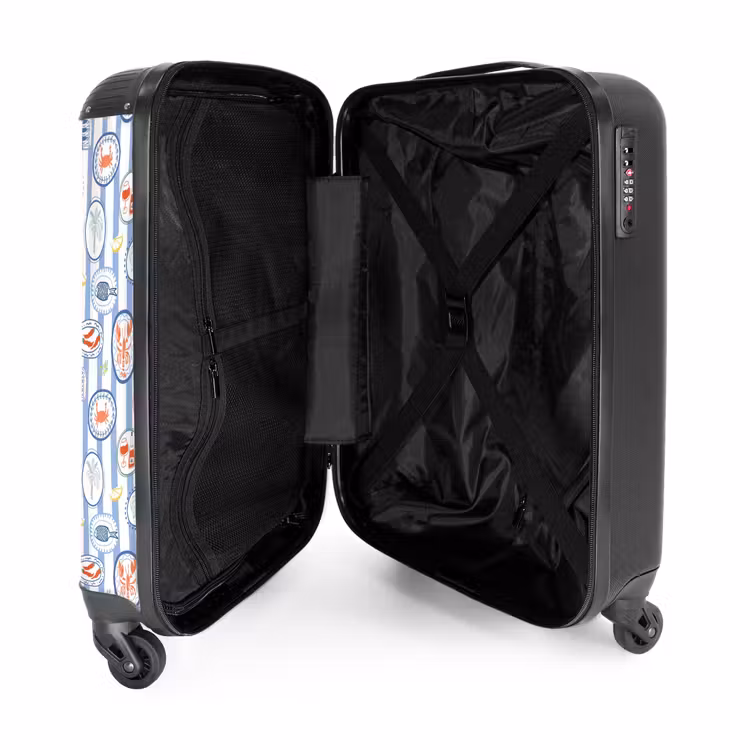 Valise - Gestreepte zomer print kleurrijk — 4