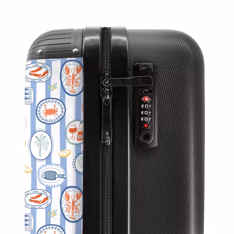 Valise - Gestreepte zomer print kleurrijk — 5