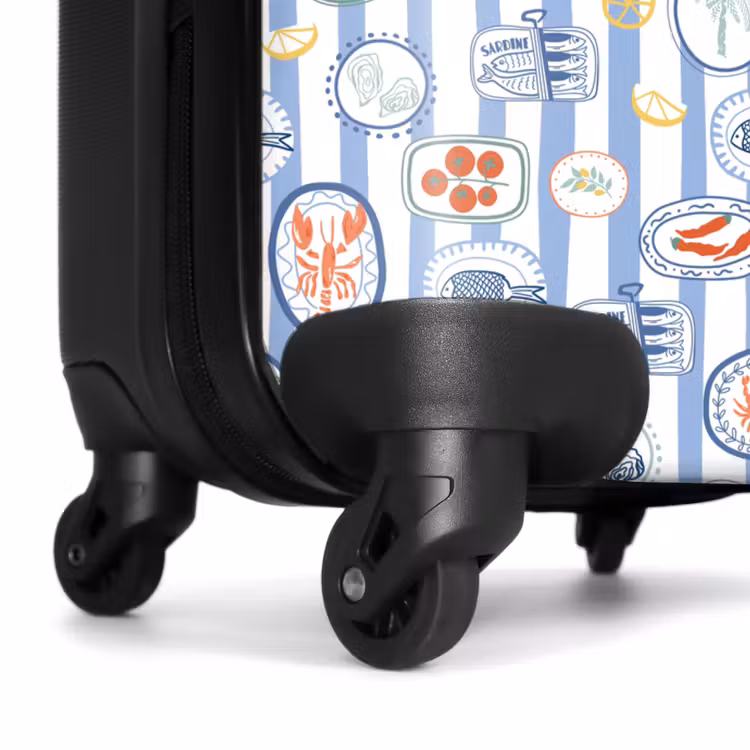 Valise - Gestreepte zomer print kleurrijk — 6