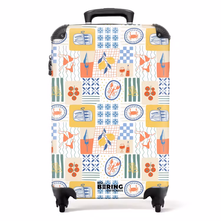Valise - Italiaanse zomer print kleurrijk — 1