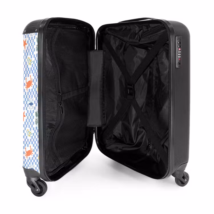 Valise - Zomer strand print blauw — 4