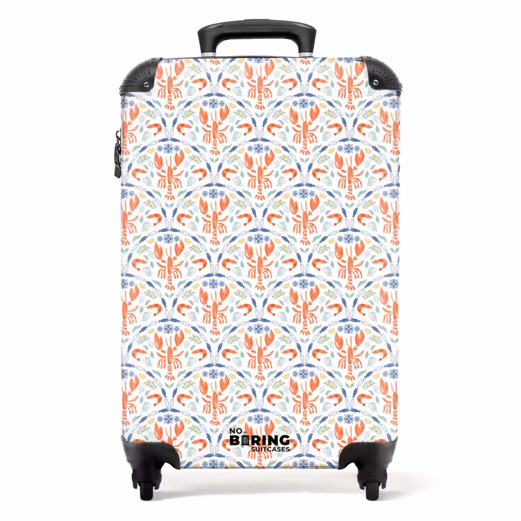Valise - Schaaldieren patroon kleurrijk — 1