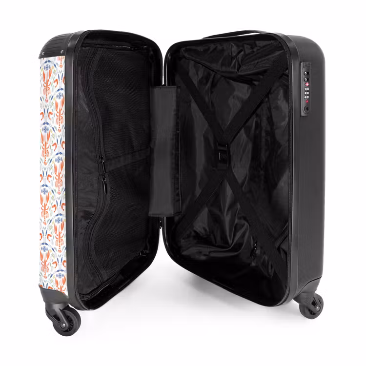 Valise - Schaaldieren patroon kleurrijk — 4