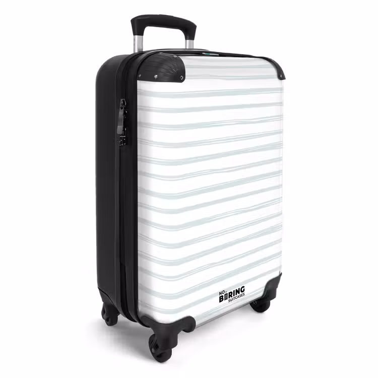 Valise - Strepen patroon groen — 2