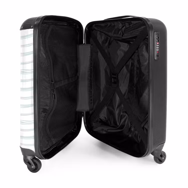 Valise - Strepen patroon groen — 4