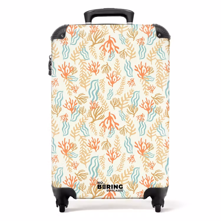 Valise - Motif corail coloré — 1