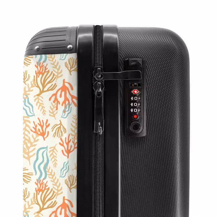 Valise - Motif corail coloré — 6