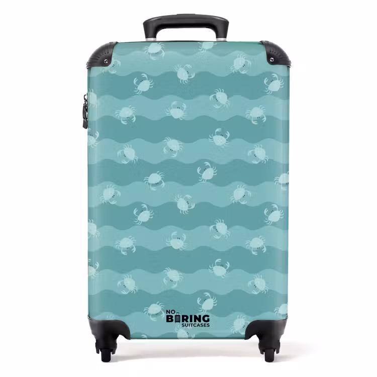 Valise - Motif de crabe bleu — 1