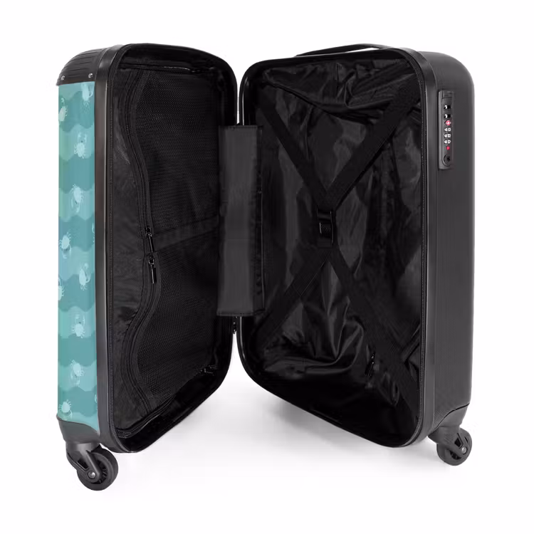 Valise - Motif de crabe bleu — 5