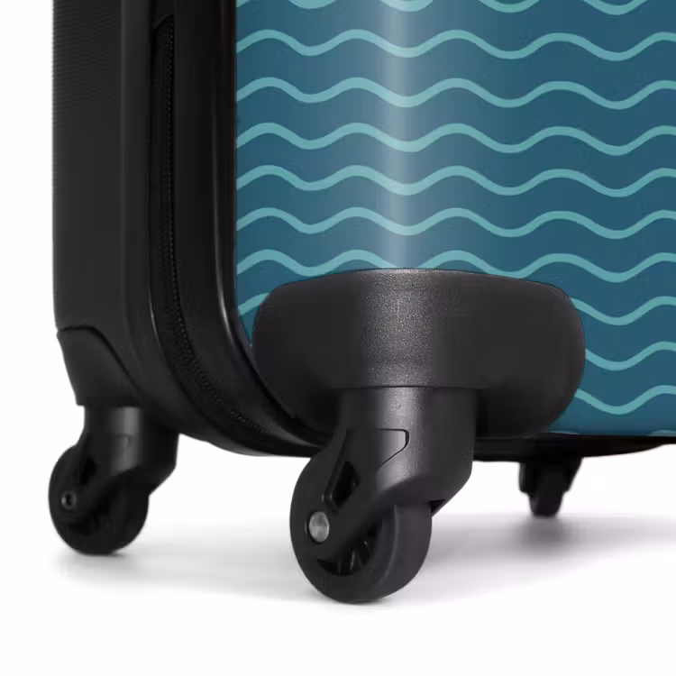 Valise - Motif de la mer vert bleu — 7