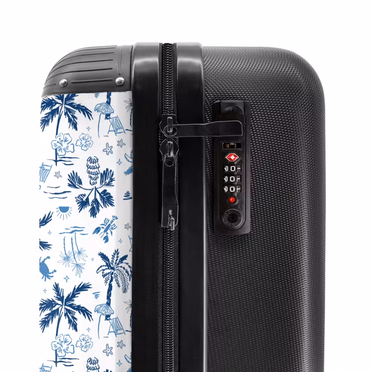 Valise - Vakantie patroon blauw — 5