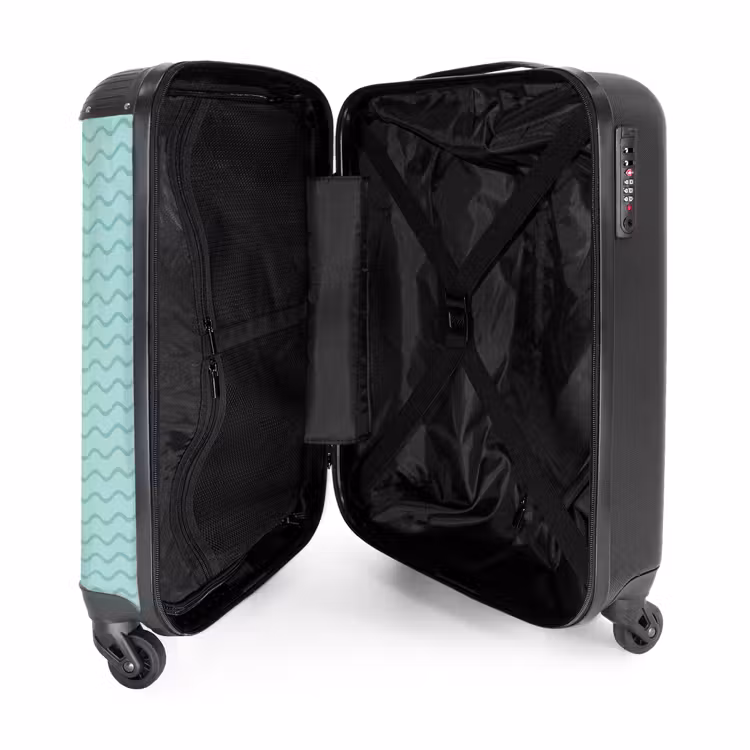 Valise - Motif marin bleu — 5