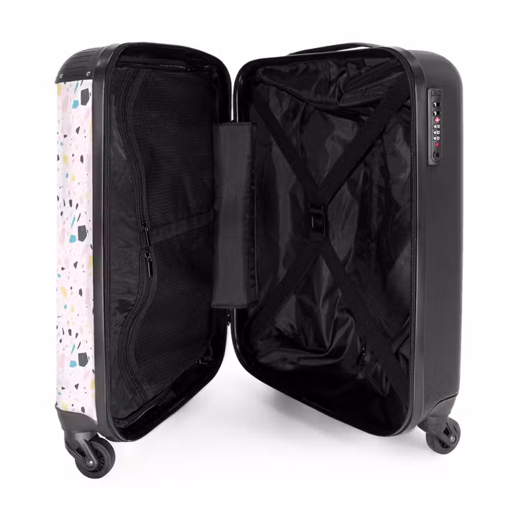 Valise - Motif Terrazzo rose confetti — 4